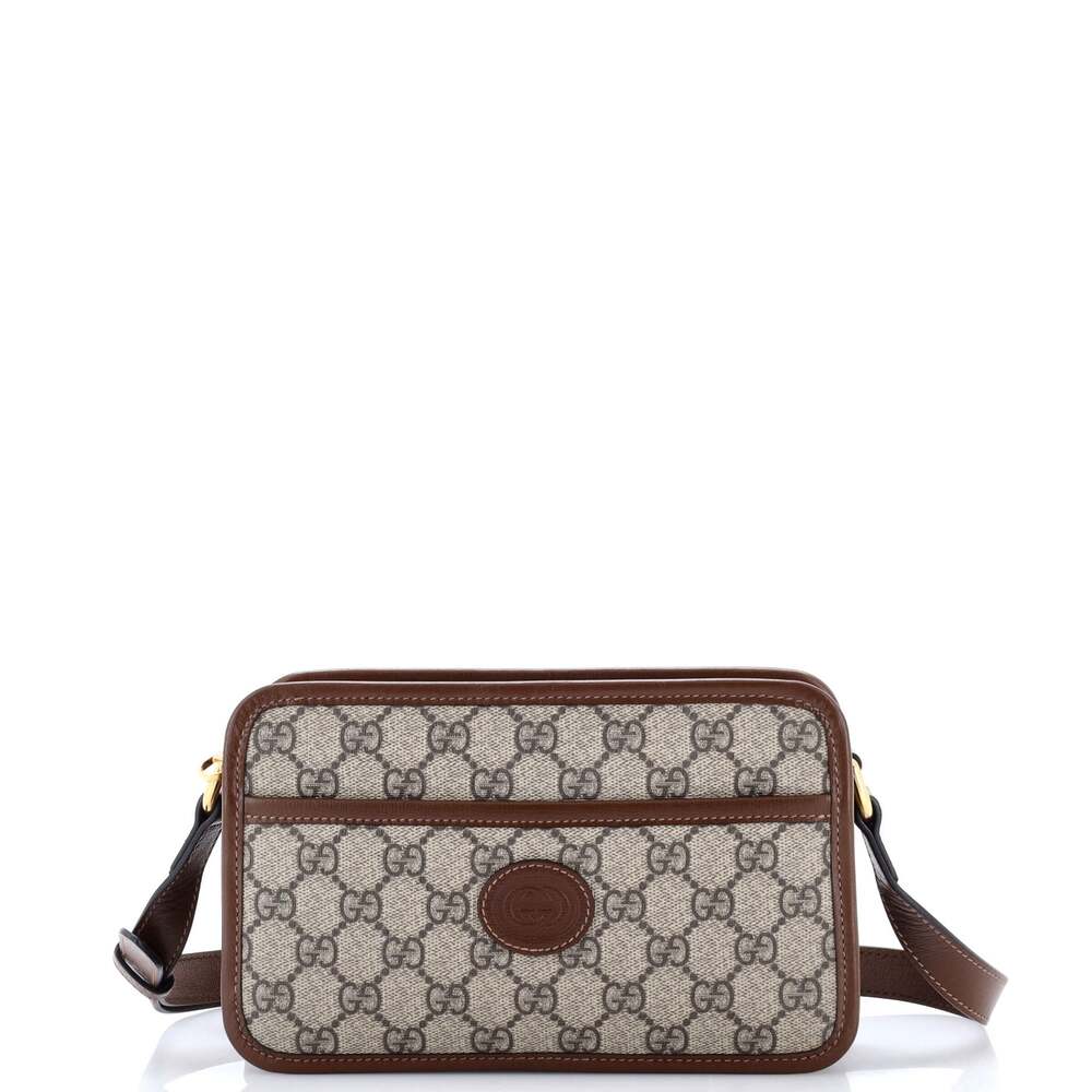 Gucci Interlocking G Patch Camera Bag #239760G11B